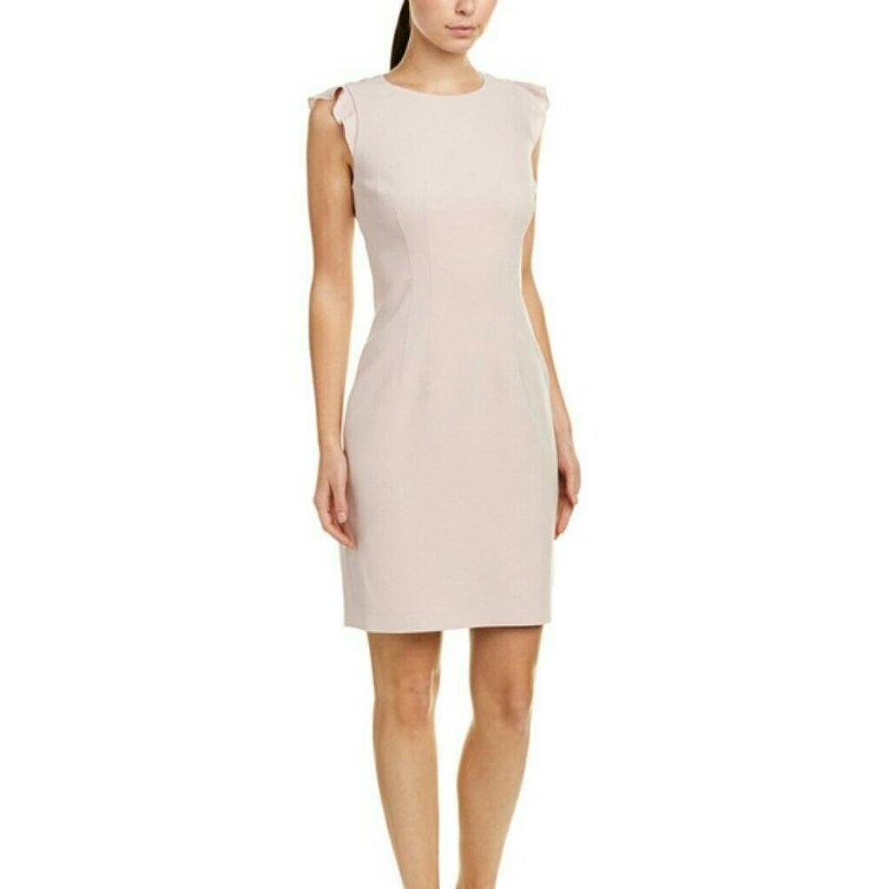 Elie Tahari Work Dress in Blush/Pink